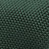 Dark Green Pointed Silk Knitted Tie - Tie Doctor